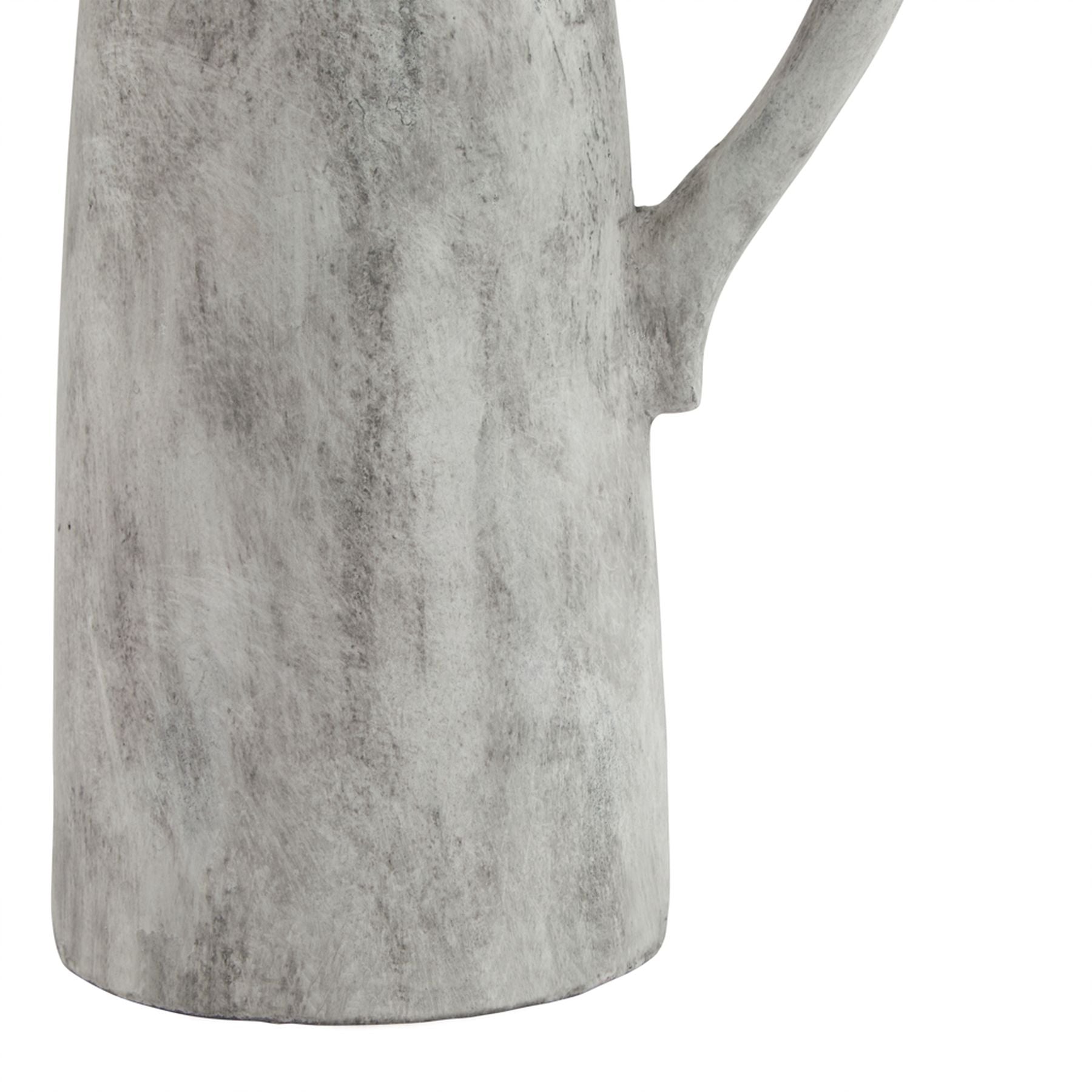 Athena Tall Jug — detail close-up white ceramic