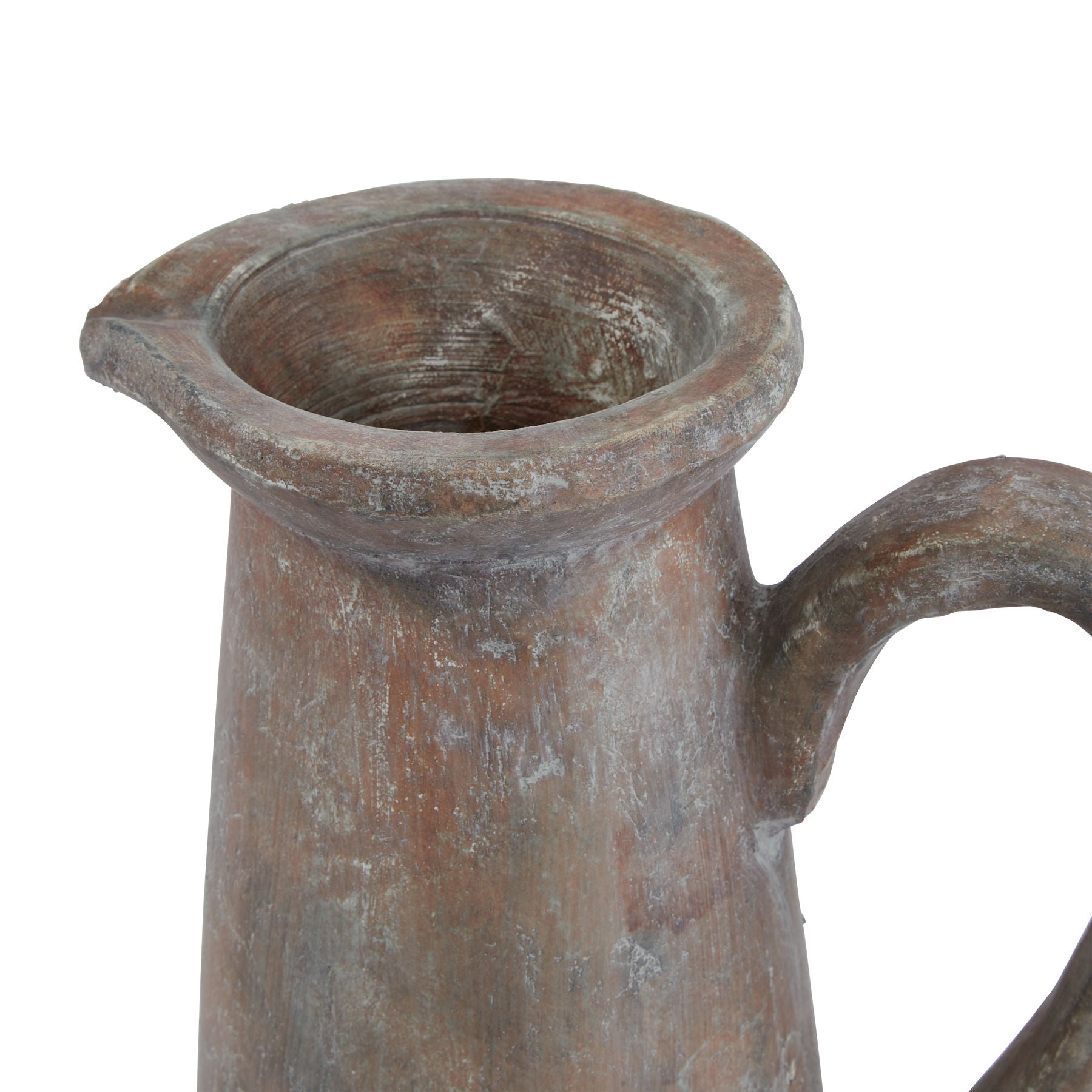 Siena Brown Tall Jug — side view brown ceramic