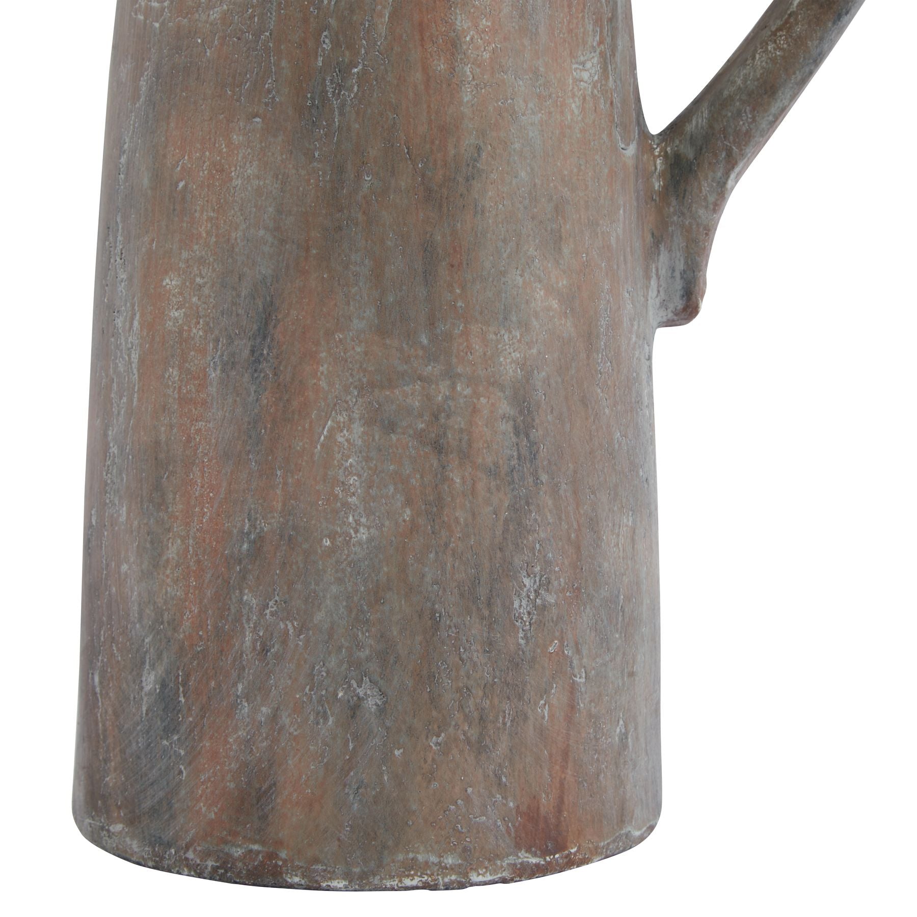 Siena Brown Tall Jug — detail close-up brown ceramic