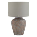 Siena Brown Table Lamp With Linen Shade — main product view