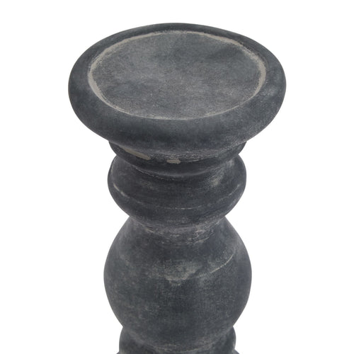 Amalfi Small Grey  Column Candle Holder, alternative angle