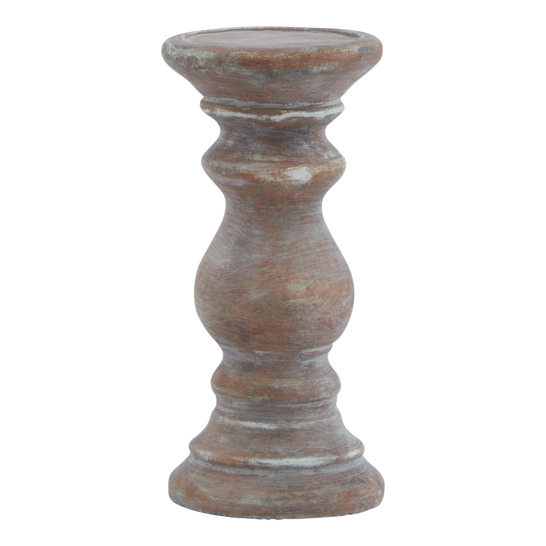 Siena Small Brown  Column Candle Holder — main product view