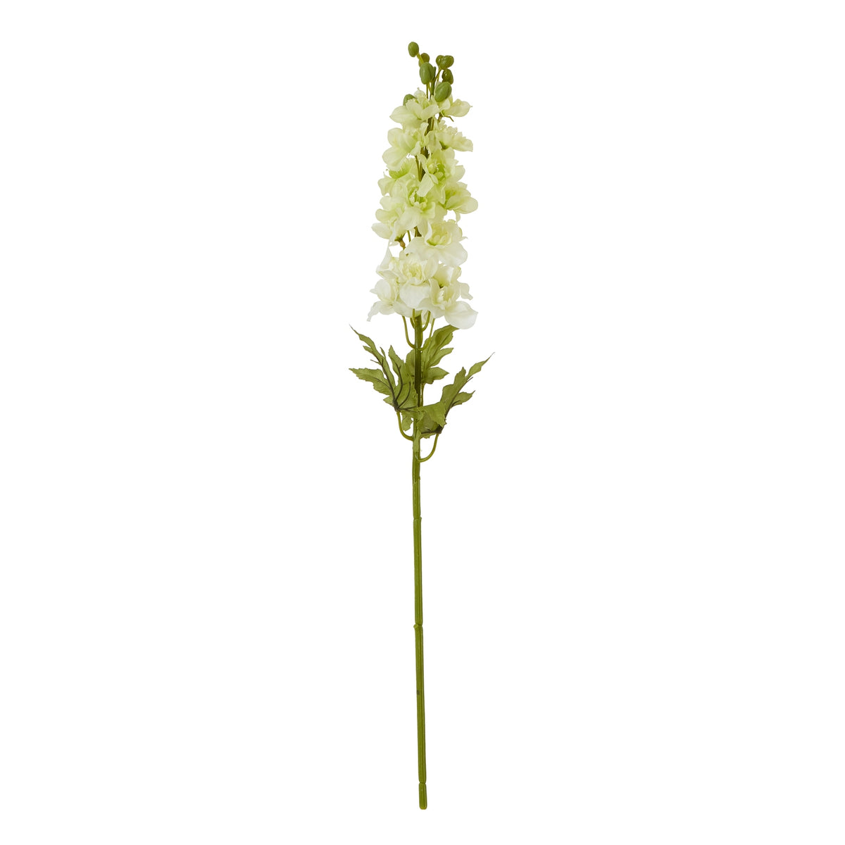 Artificial Delphinium Stem, included in The English Garden White Delphinium Classic