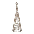 LED Wicker Christmas Tree With Star, main product view