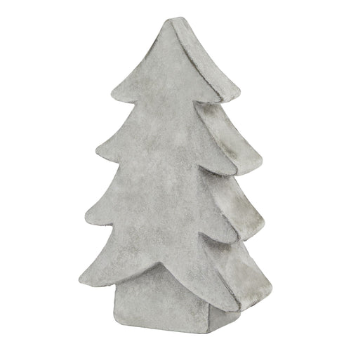 Athena Stone Medium Christmas Tree, a stone-effect ceramic tree 24cm tall