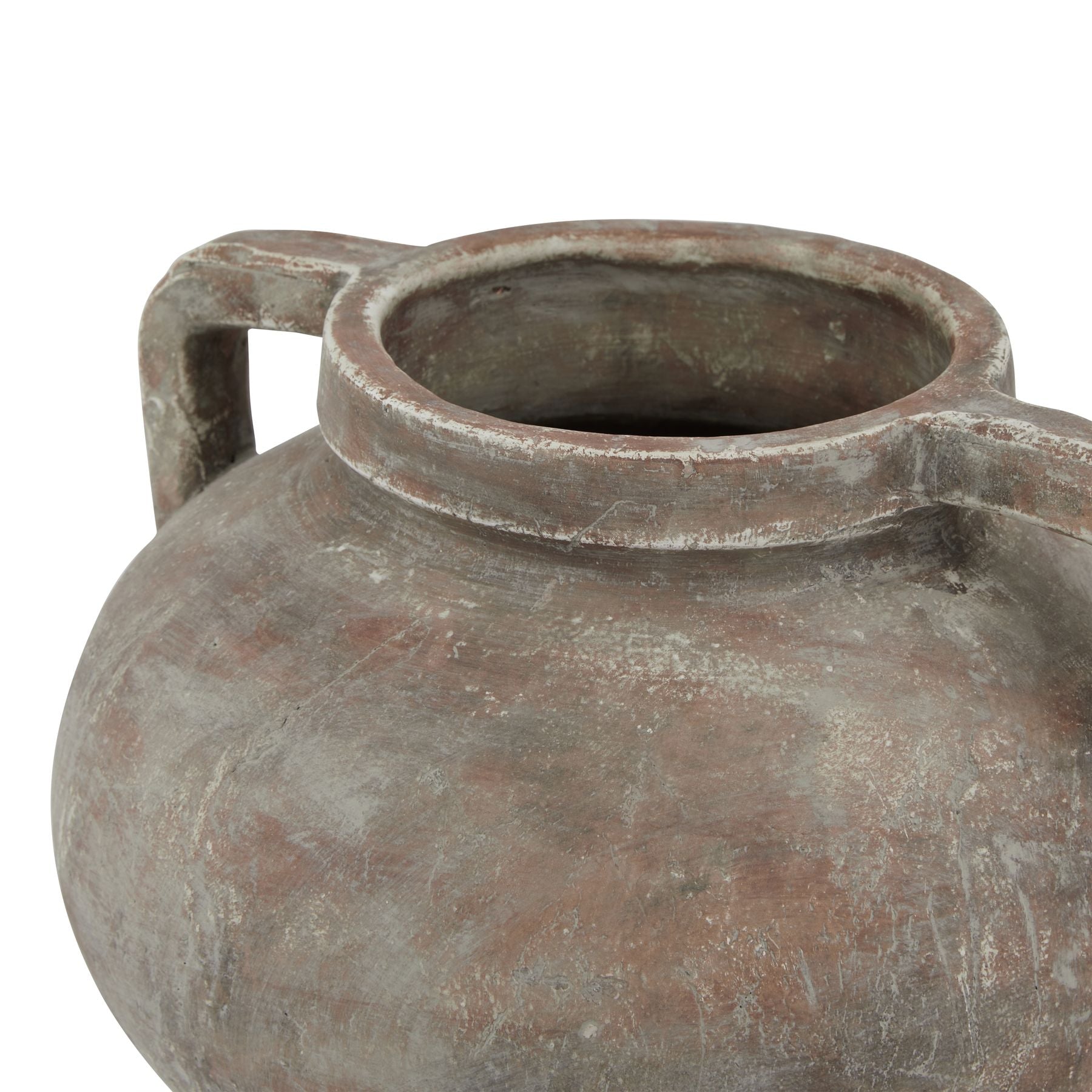 Siena Brown Pelike Pot — side view brown ceramic