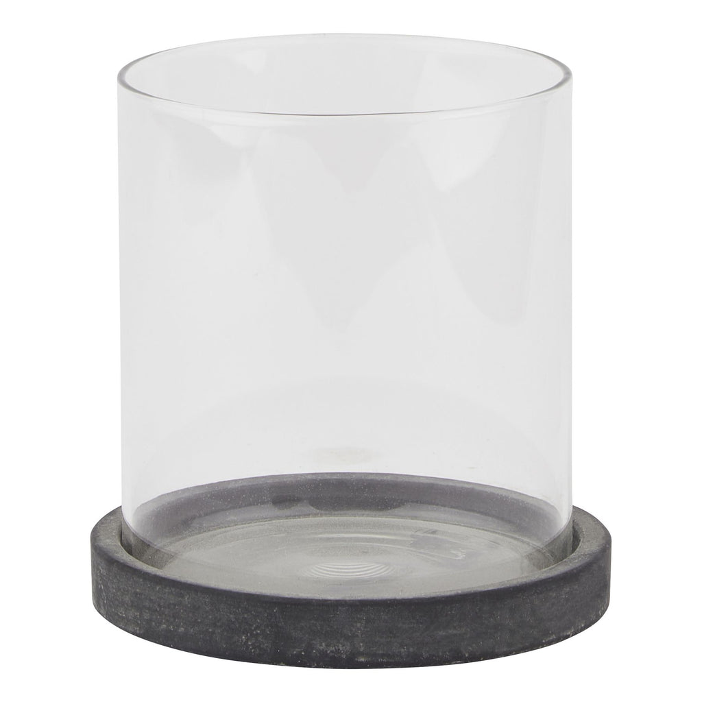 Amalfi Grey Hurricane Lantern — main product view