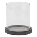 Amalfi Grey Hurricane Lantern — main product view