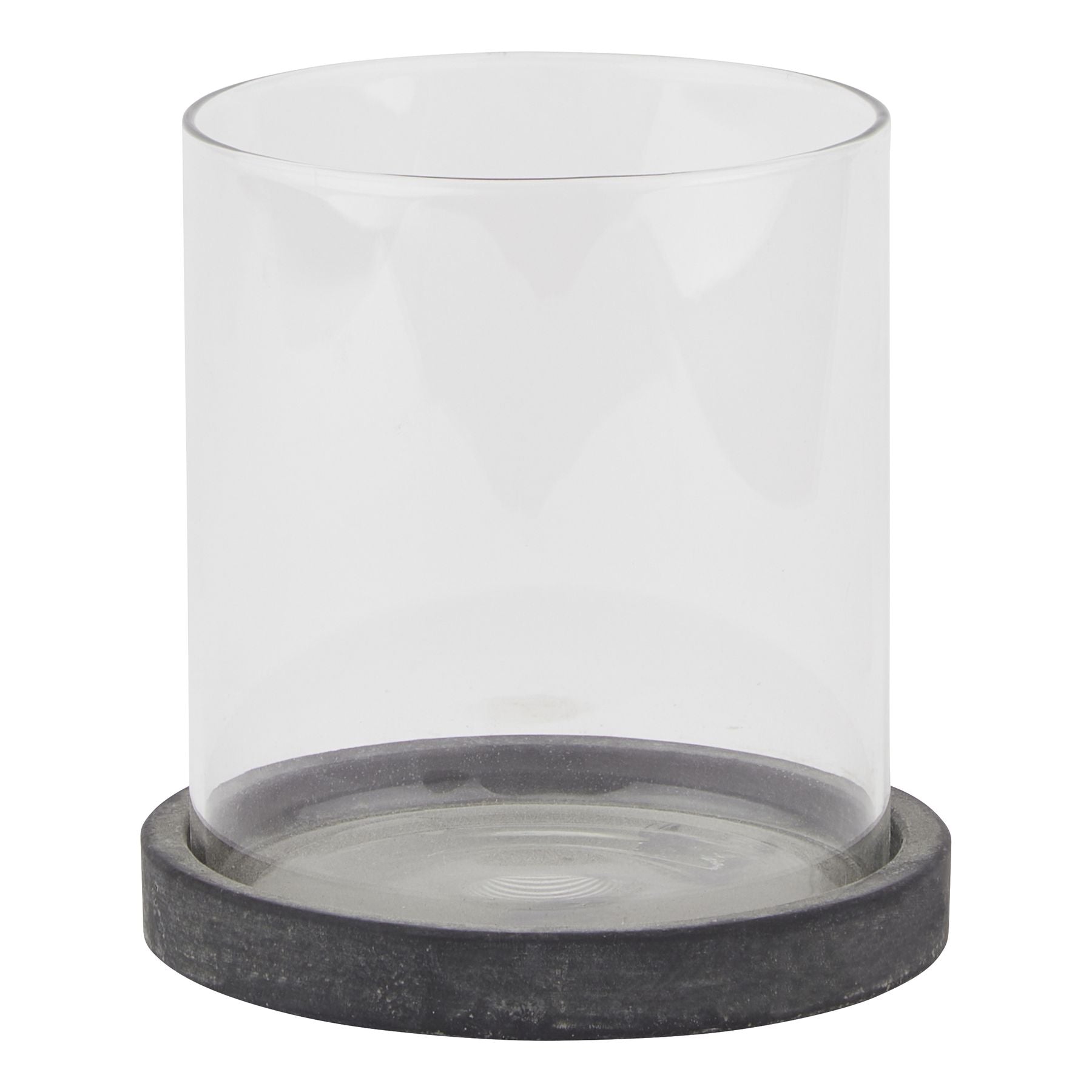 Amalfi Grey Hurricane Lantern — main product view