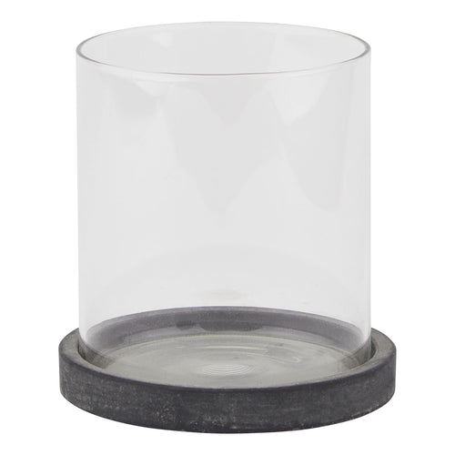 Amalfi Grey Hurricane Lantern — main product view