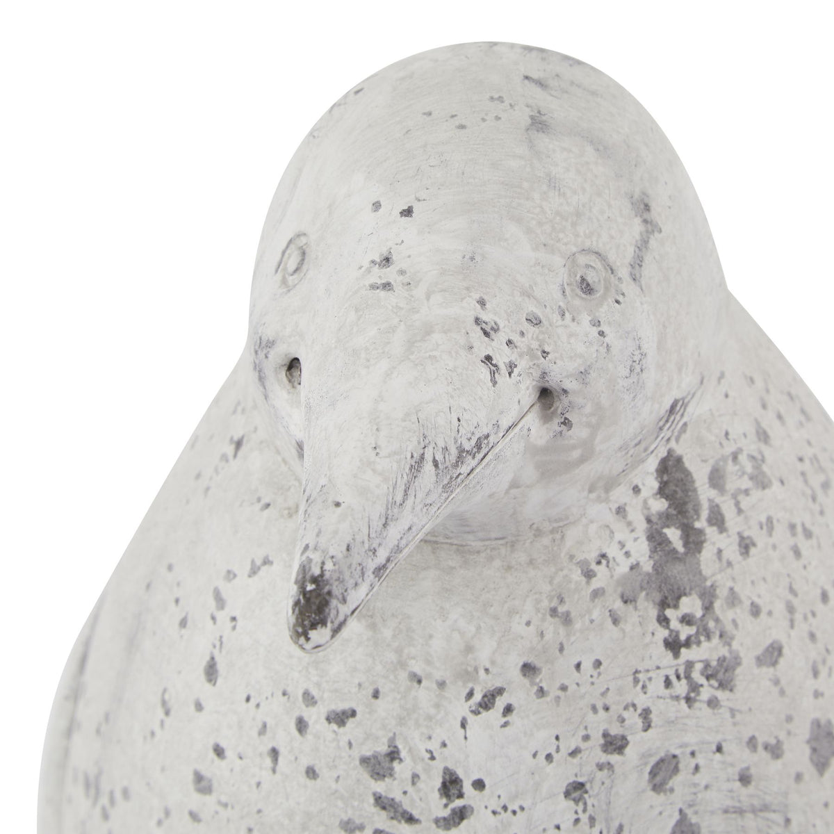 Medium Grey Stone Effect Penguin Statue, alternative angle