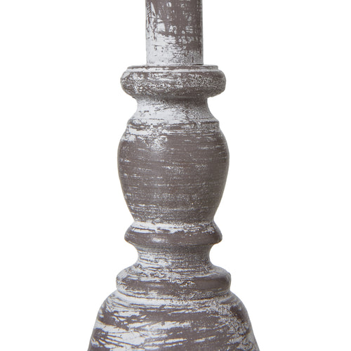 Antia Stem Table Lamp With Linen Shade, alternative angle