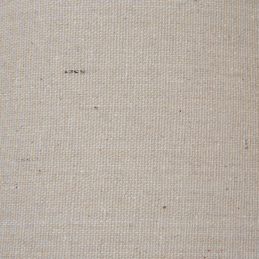 Dunum Column Table Lamp With Linen Shade — detail close-up white wood