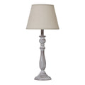 Dunum Column Table Lamp With Linen Shade — main product view