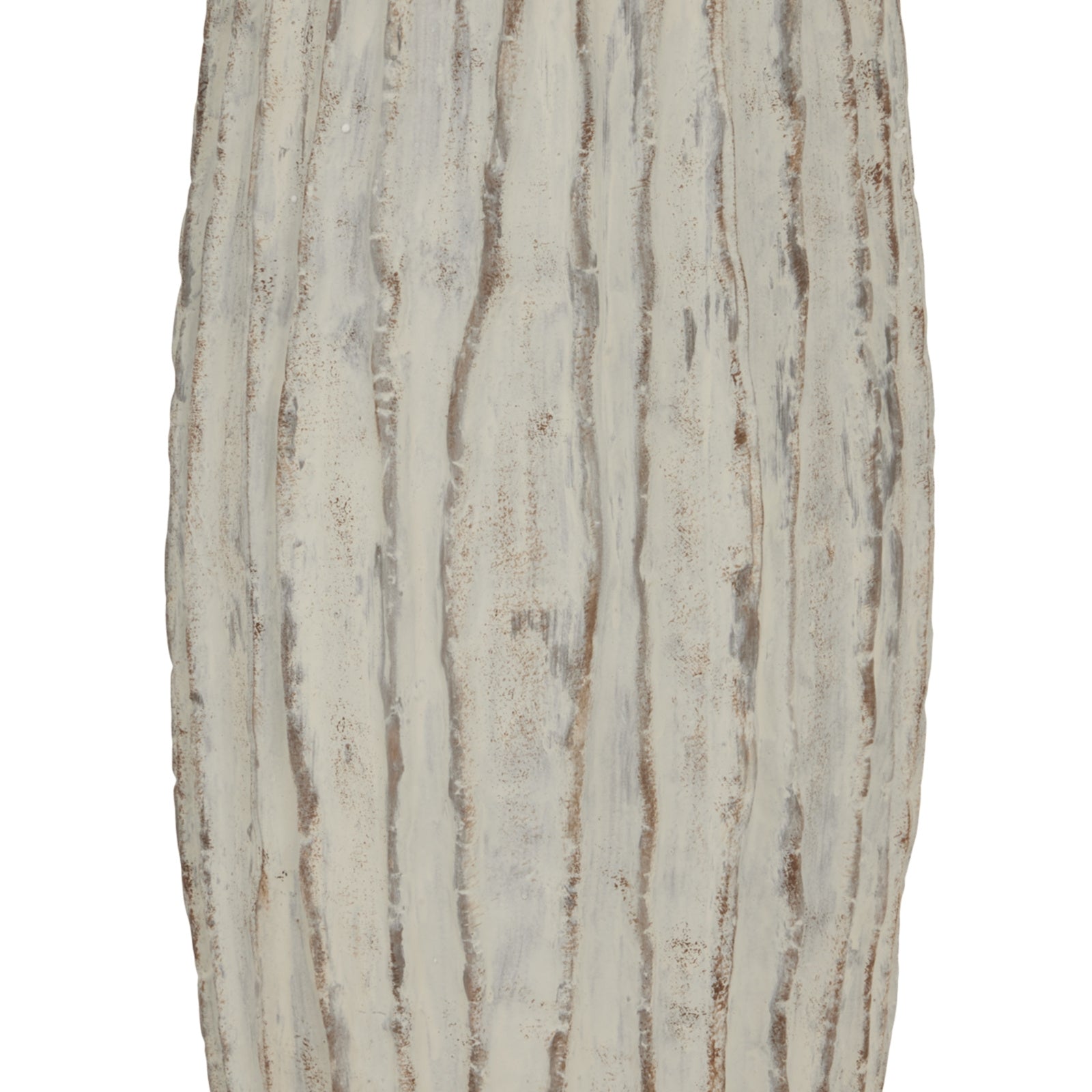 Lorenzo Tall Fin Vase — alternative angle white ceramic
