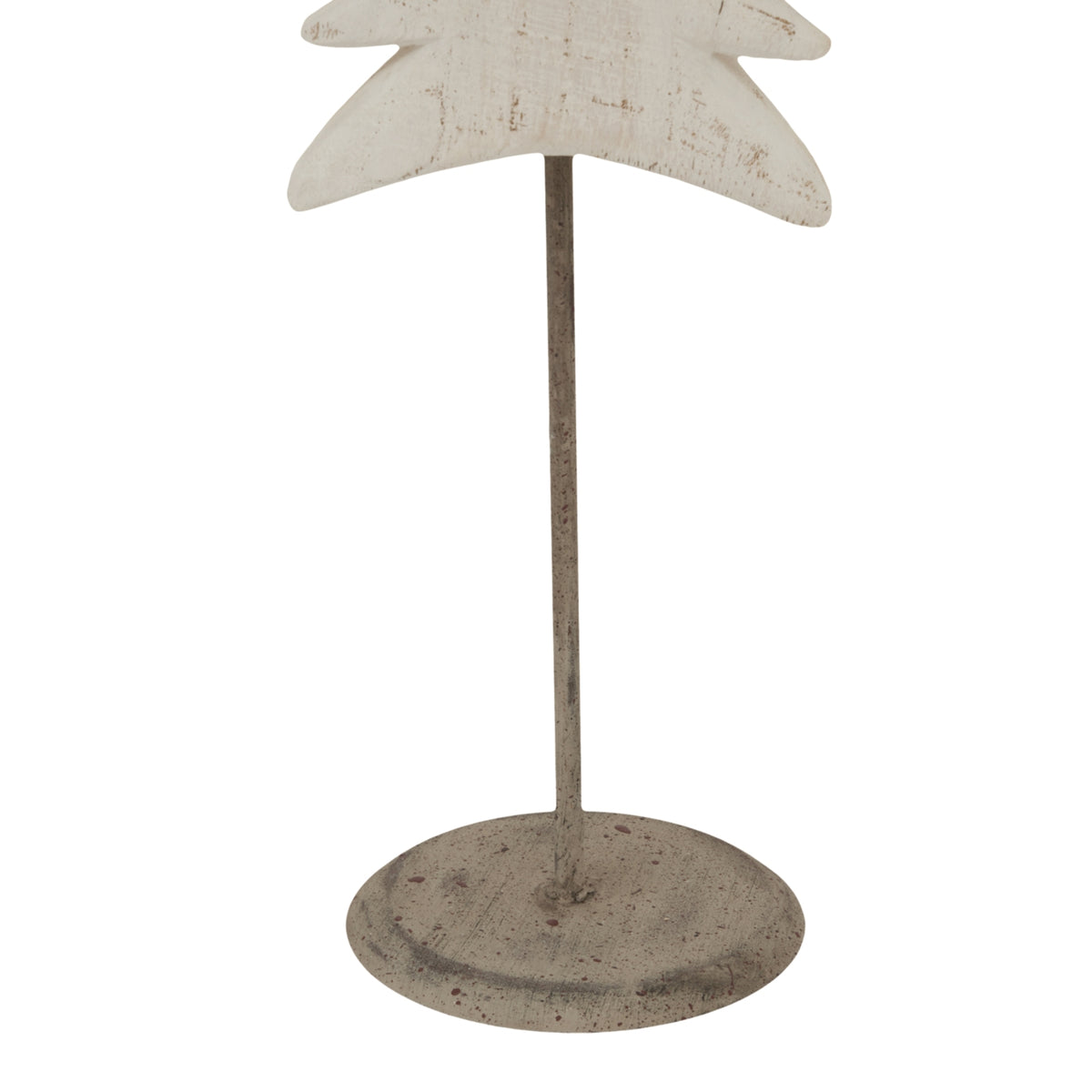 Medium Whitewashed Tall Tree On Stand, view 5