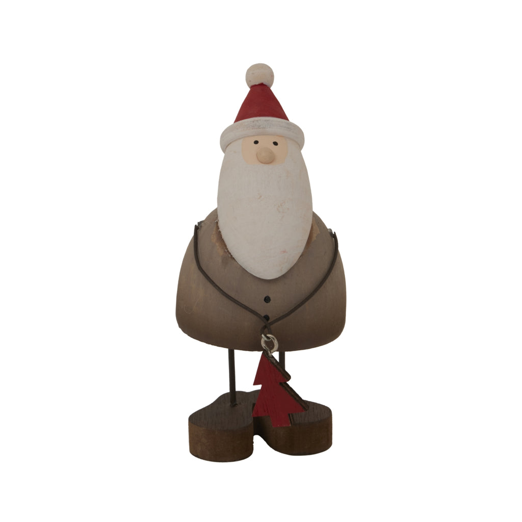 Rustic Santa With Tree Decoration, main product view