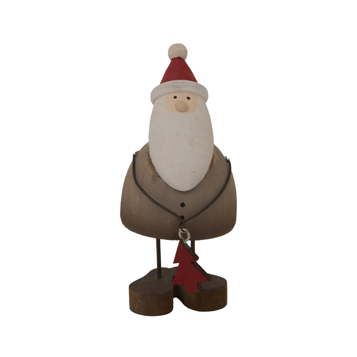 Rustic Santa With Tree Decoration, main product view