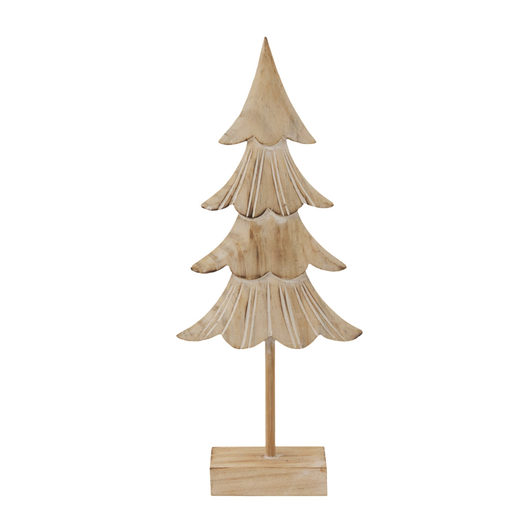 Rustic Fir Tree On Stand, main product view