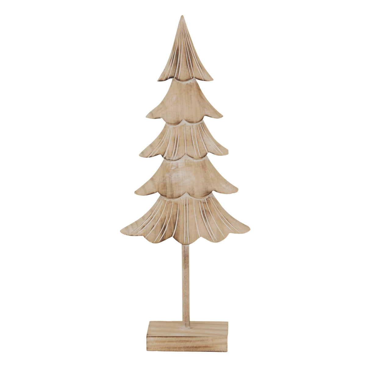 Medium Rustic Fir Tree On Stand, main product view