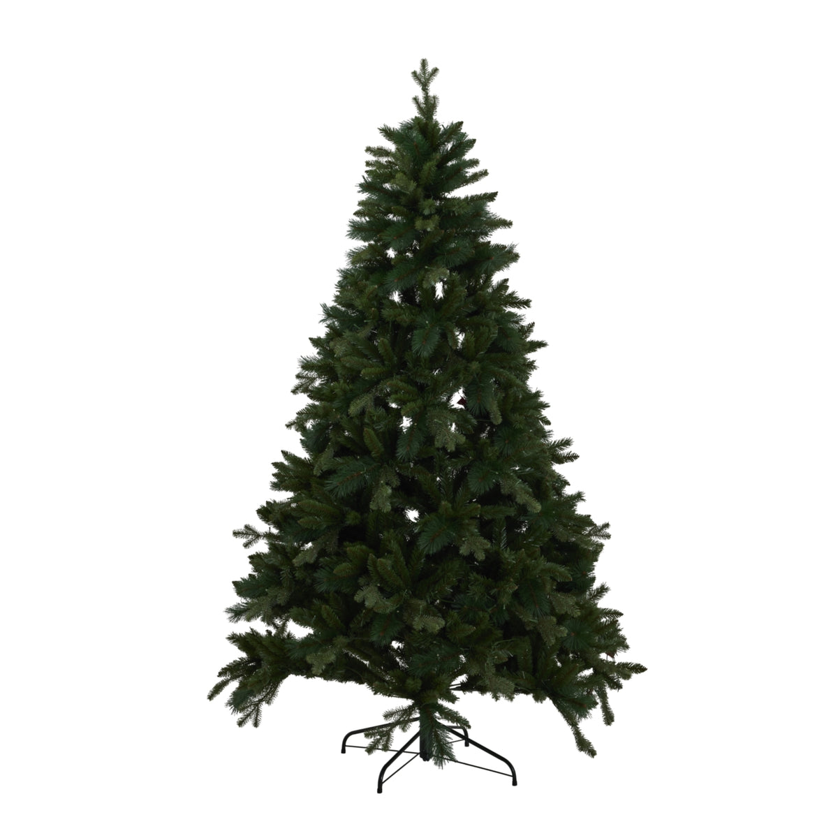 Artificial Green Forest Fir Pre-Lit 400L LED Christmas Tree, alternative angle