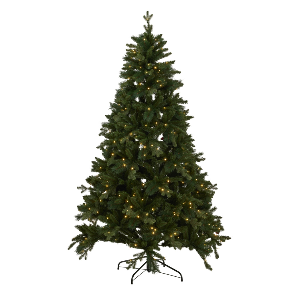 Artificial Green Forest Fir Pre-Lit 400L LED Christmas Tree, main product view