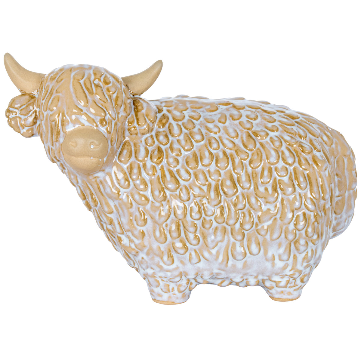 Large Alora Ceramic Highland Cow, main product view