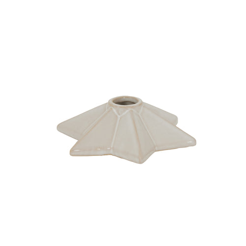 Alora Ceramic Angled Star Candle Holder, main product view