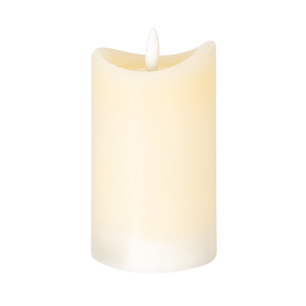Luxe Collection Natural Glow 2.75x5 Cream Melted LED Candle