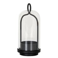 Nyx Medium Candle Holder With Glass Cloche