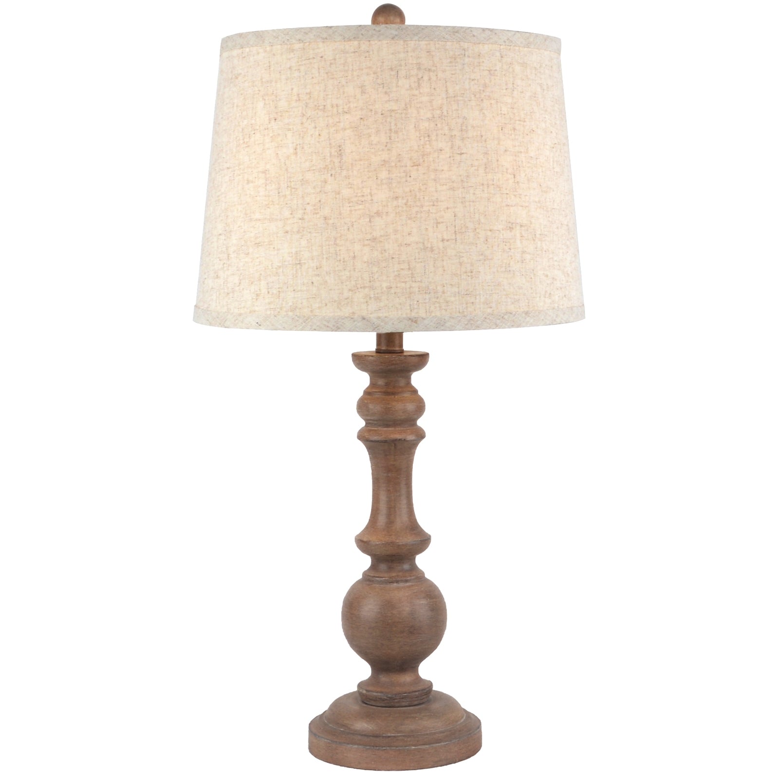 Seraphia Table Lamp With Edged Linen Shade — main product view