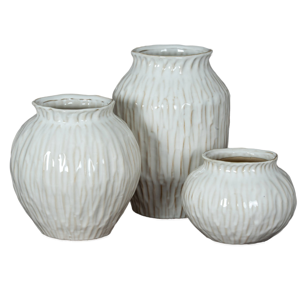 Numa Ople Vase — alternative angle white ceramic