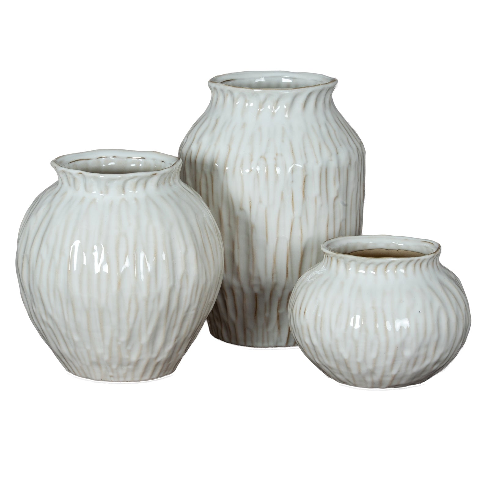 Numa Ople Vase — alternative angle white ceramic