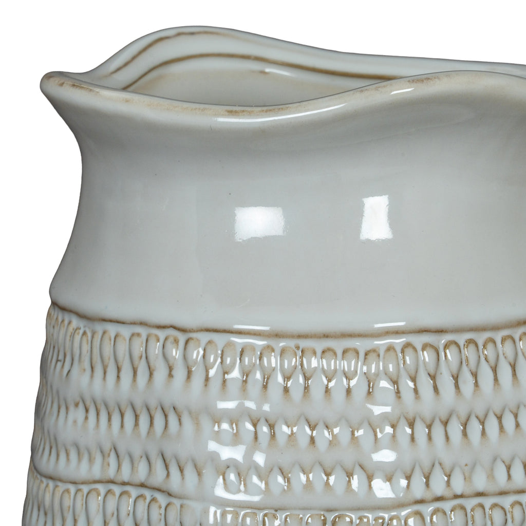 Tava Cylinder Hewn Vase