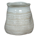 Tava Wide Hewn Vase — main product view