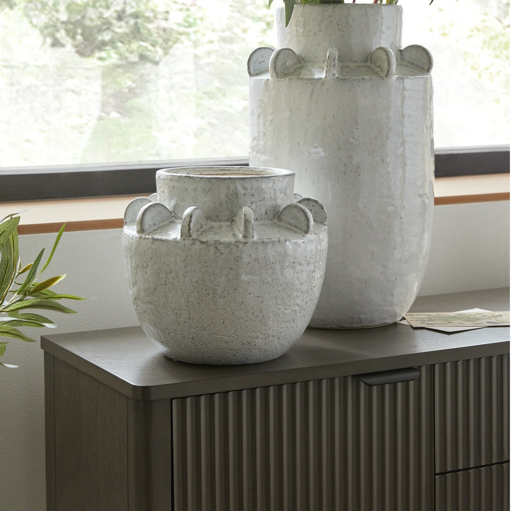 Dara Medium Hydria Vase — view 5 white ceramic