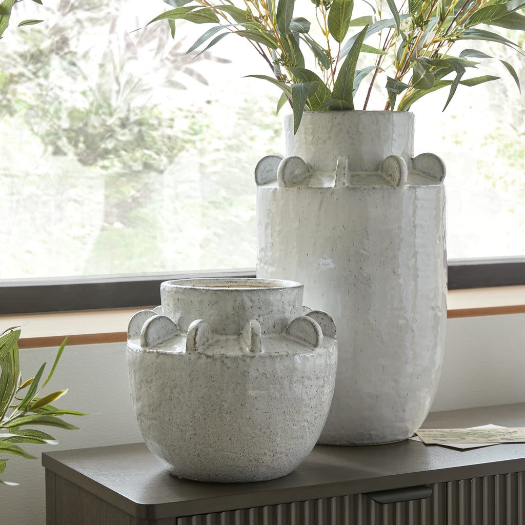 Dara Large Hydria Vase — view 5 white ceramic