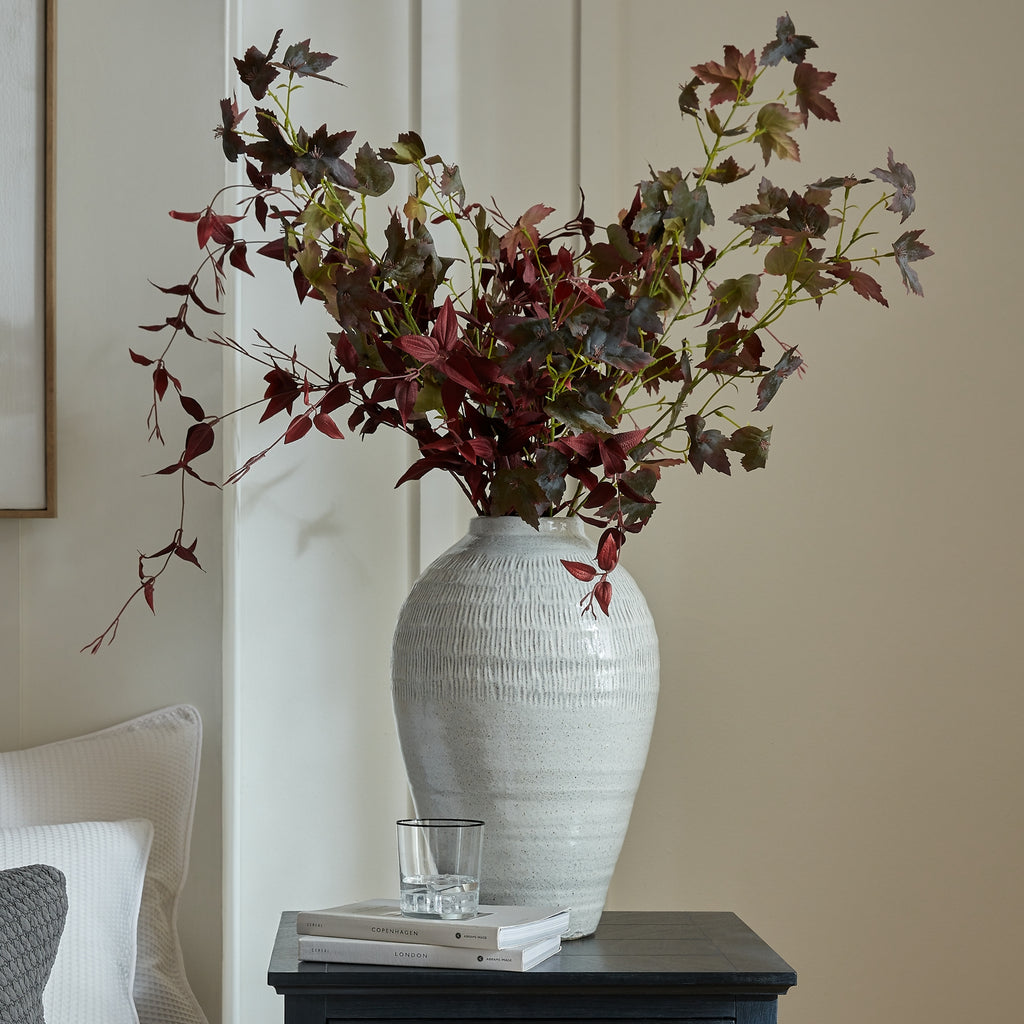Kemi Medium Olpe Vase — view 5 white ceramic