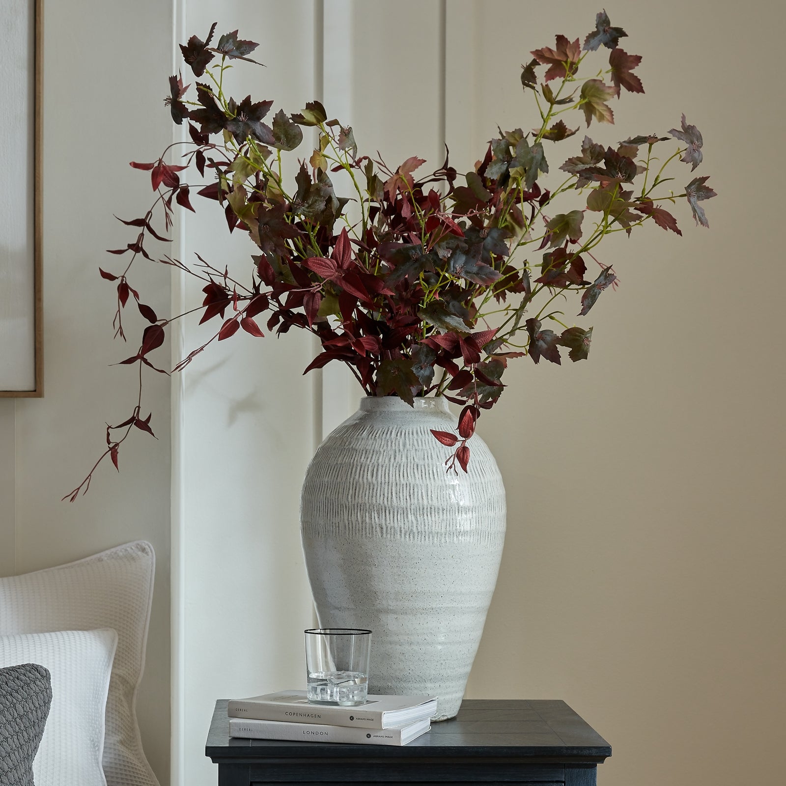 Kemi Medium Olpe Vase — view 5 white ceramic