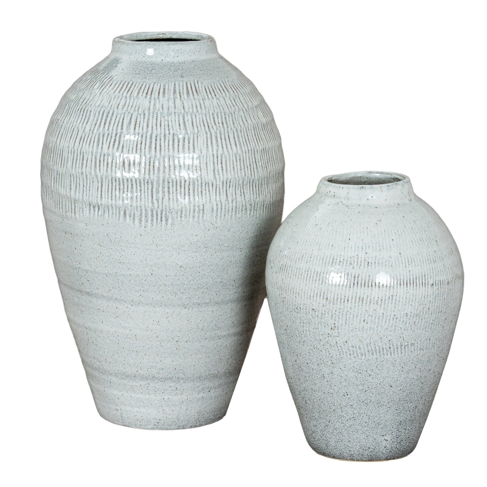 Kemi Large Olpe Vase — alternative angle white ceramic