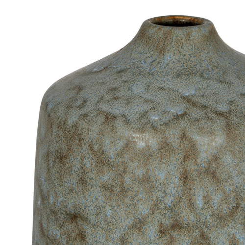 Capella Bottle Vase — side view grey ceramic