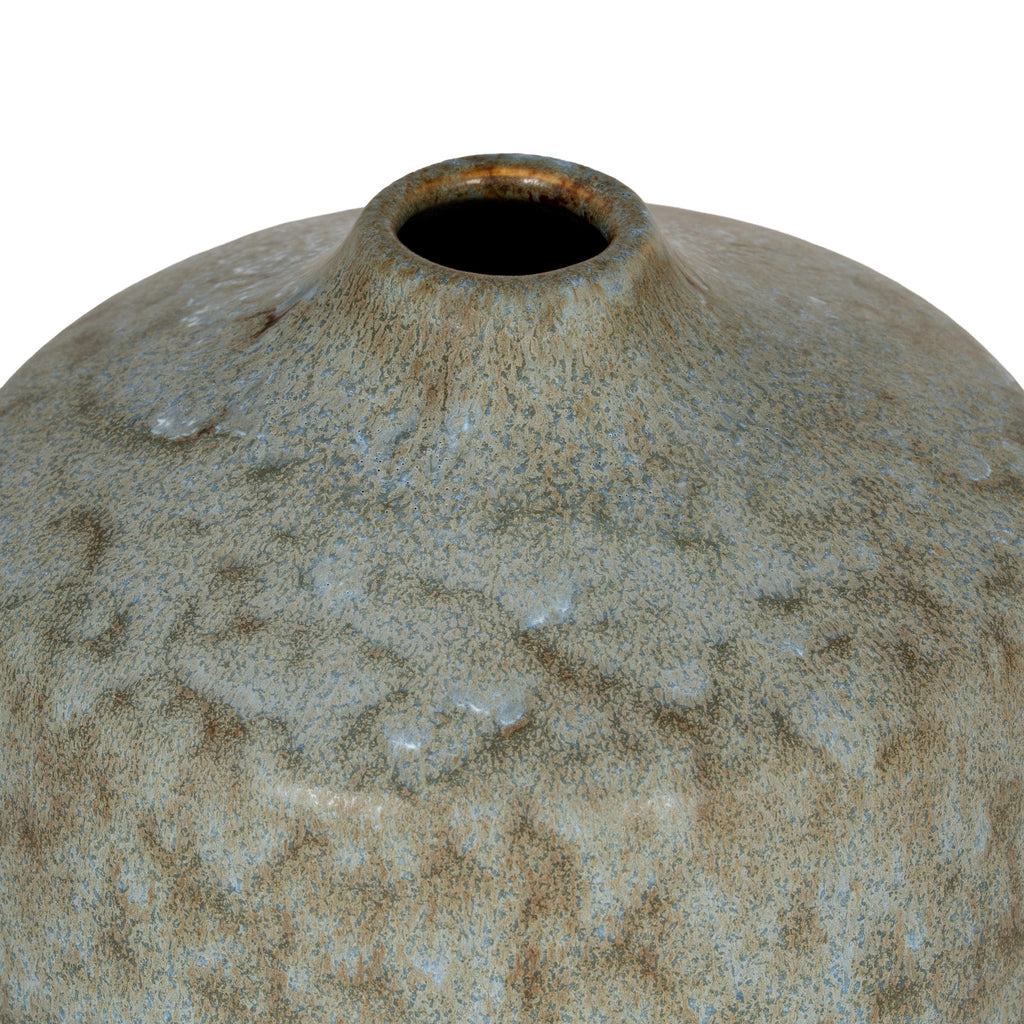 Capella Bottle Vase — detail close-up grey ceramic