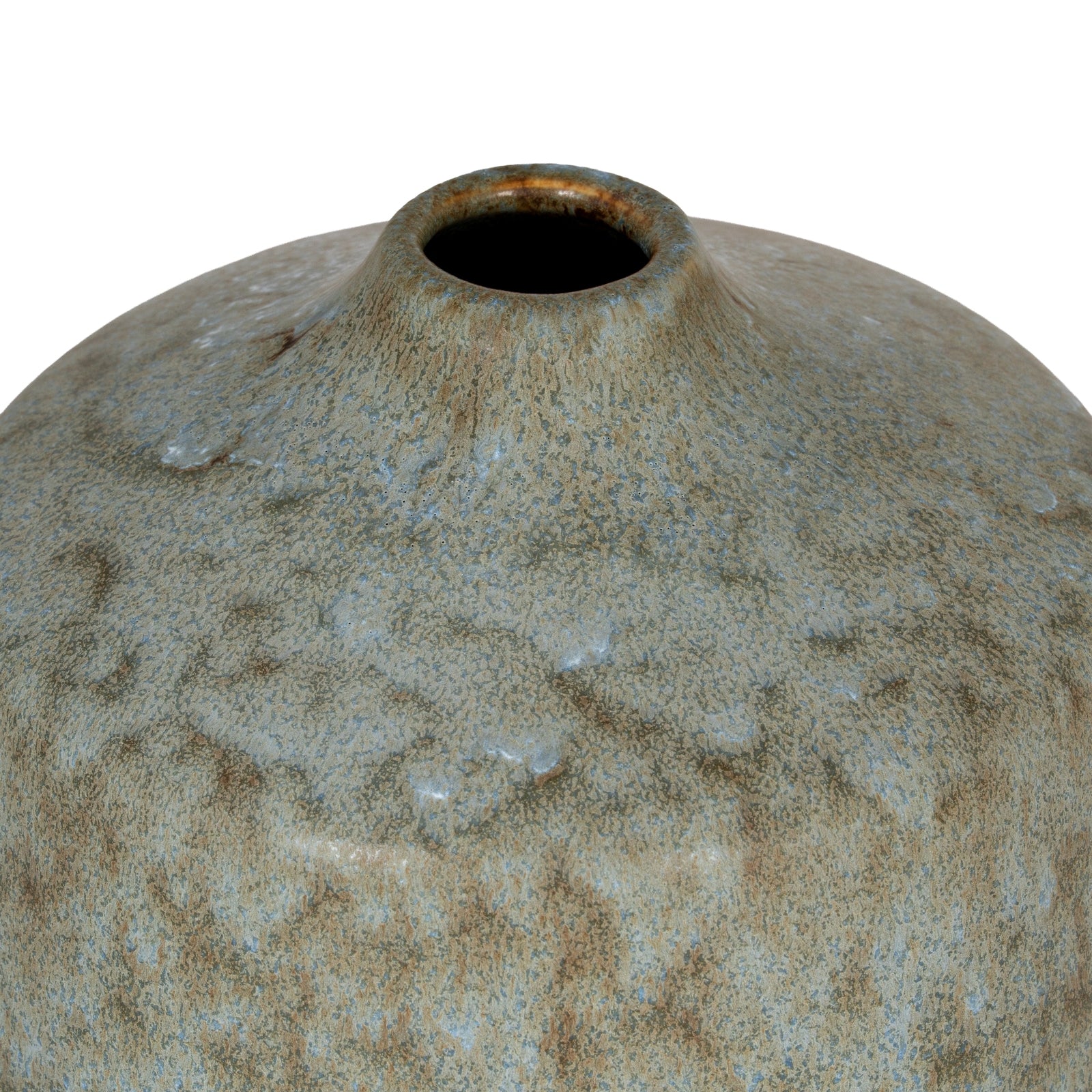 Capella Bottle Vase — detail close-up grey ceramic