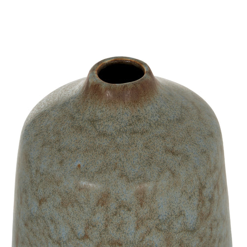 Capella Tall Bottle Vase — side view grey ceramic