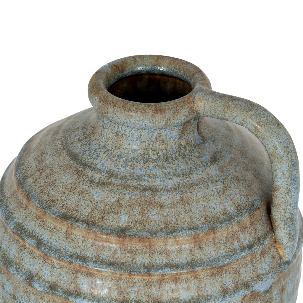 Capella Krater Jug Vase — side view grey ceramic