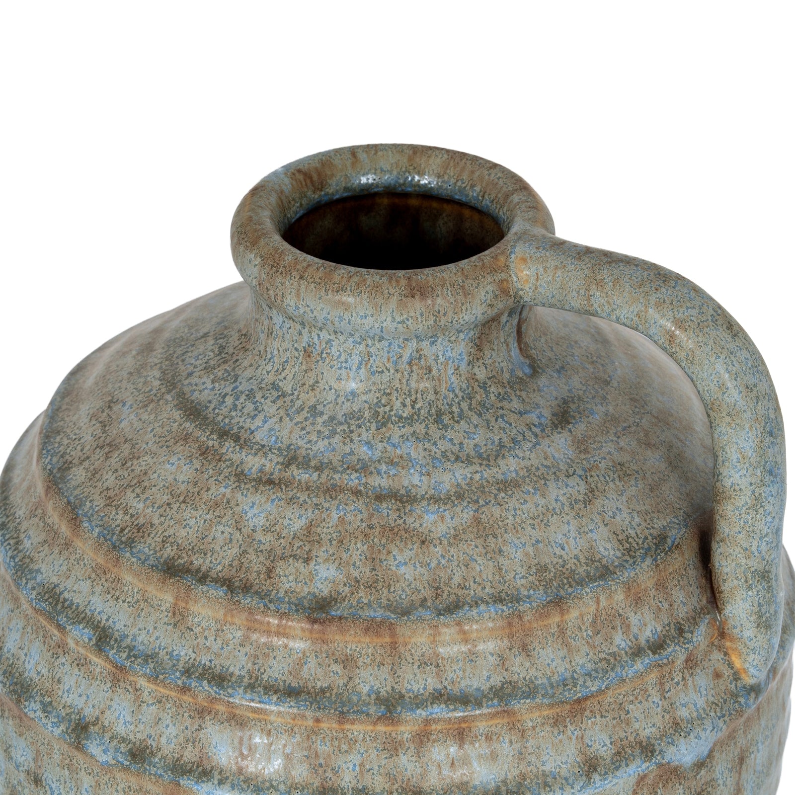 Capella Krater Jug Vase — side view grey ceramic