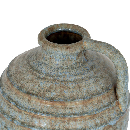 Capella Krater Jug Vase — side view grey ceramic