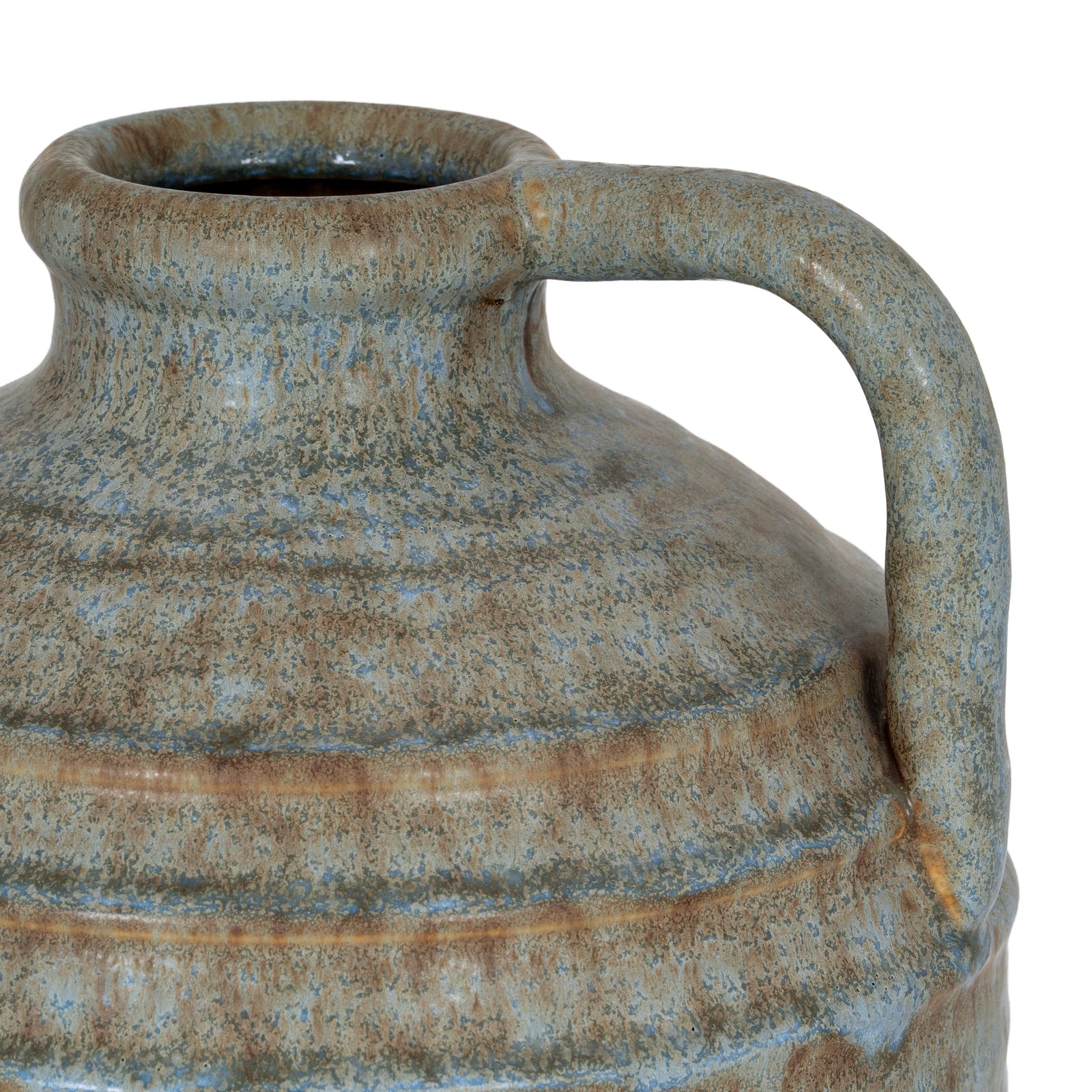 Capella Krater Jug Vase — detail close-up grey ceramic