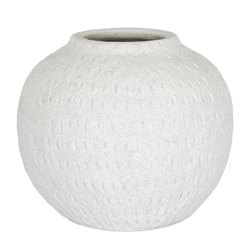 Ashen Large Round Vase — main product view