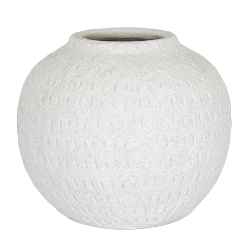 Ashen Large Round Vase — main product view